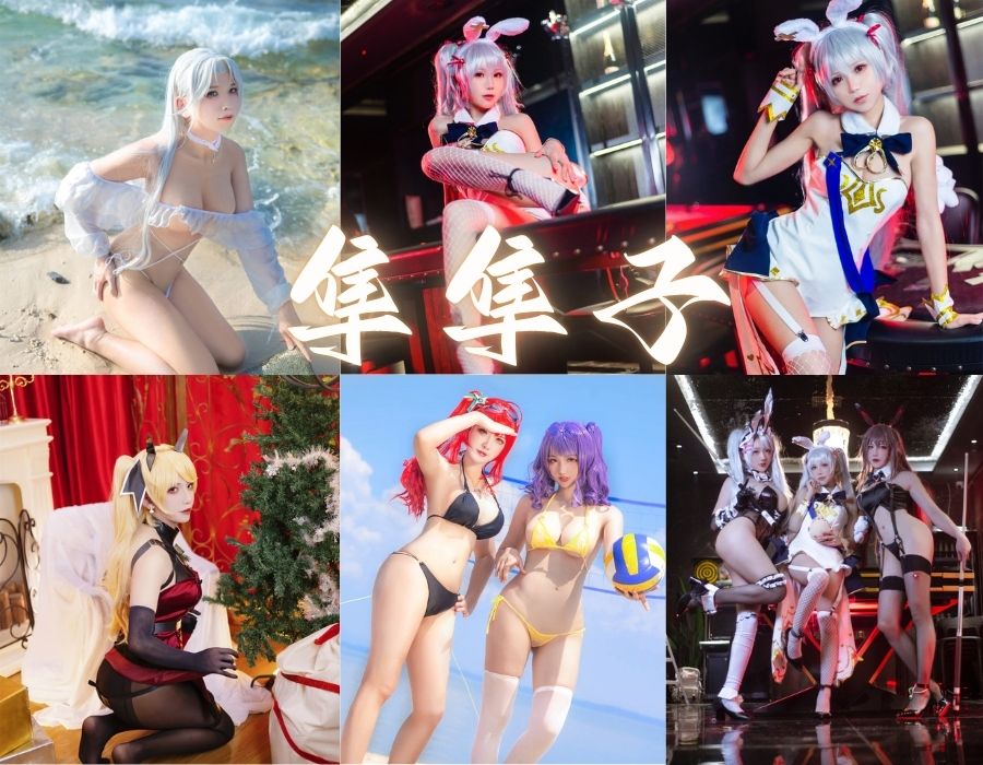隼隼子&刺青Poi沙滩排球Cosplay摄影作品赏析